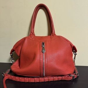 Orange Leather Pour La Victoire Authentic Leather Purse